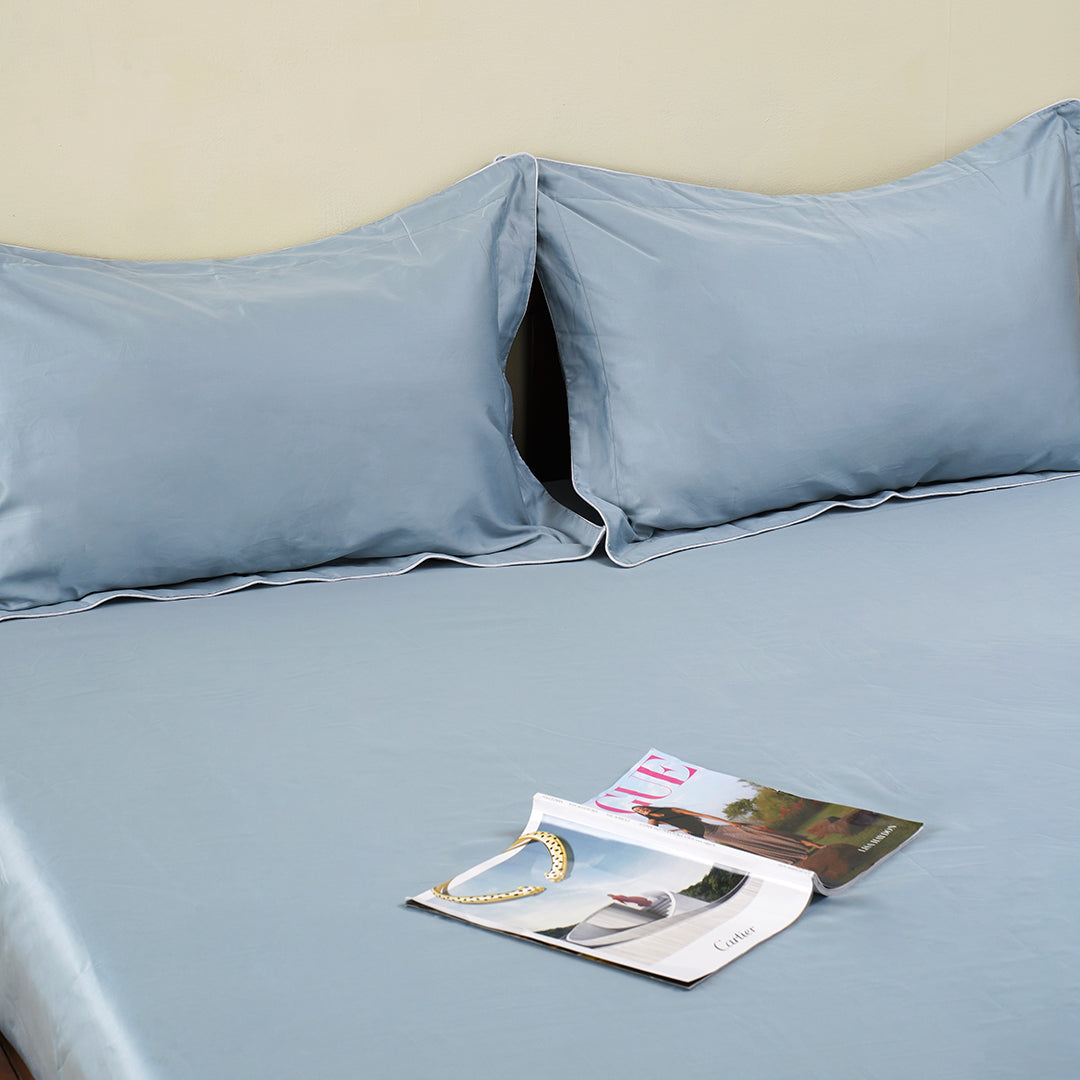 Origin Bedsheet In Aqua