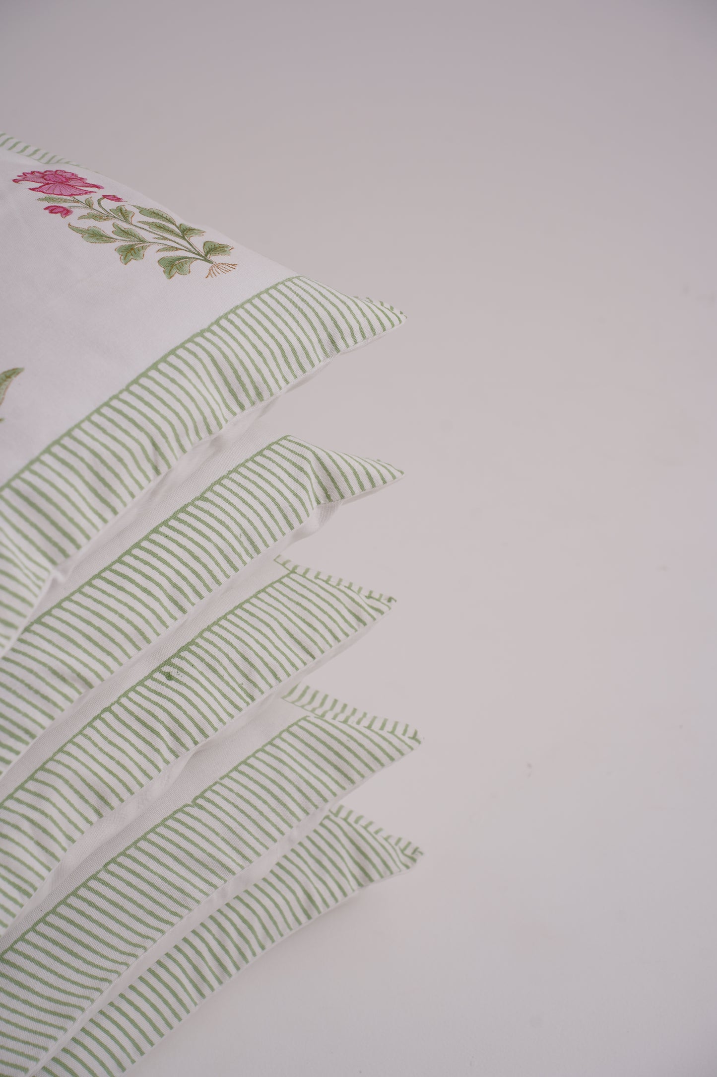 Flora Hand-Block Cushion Covers