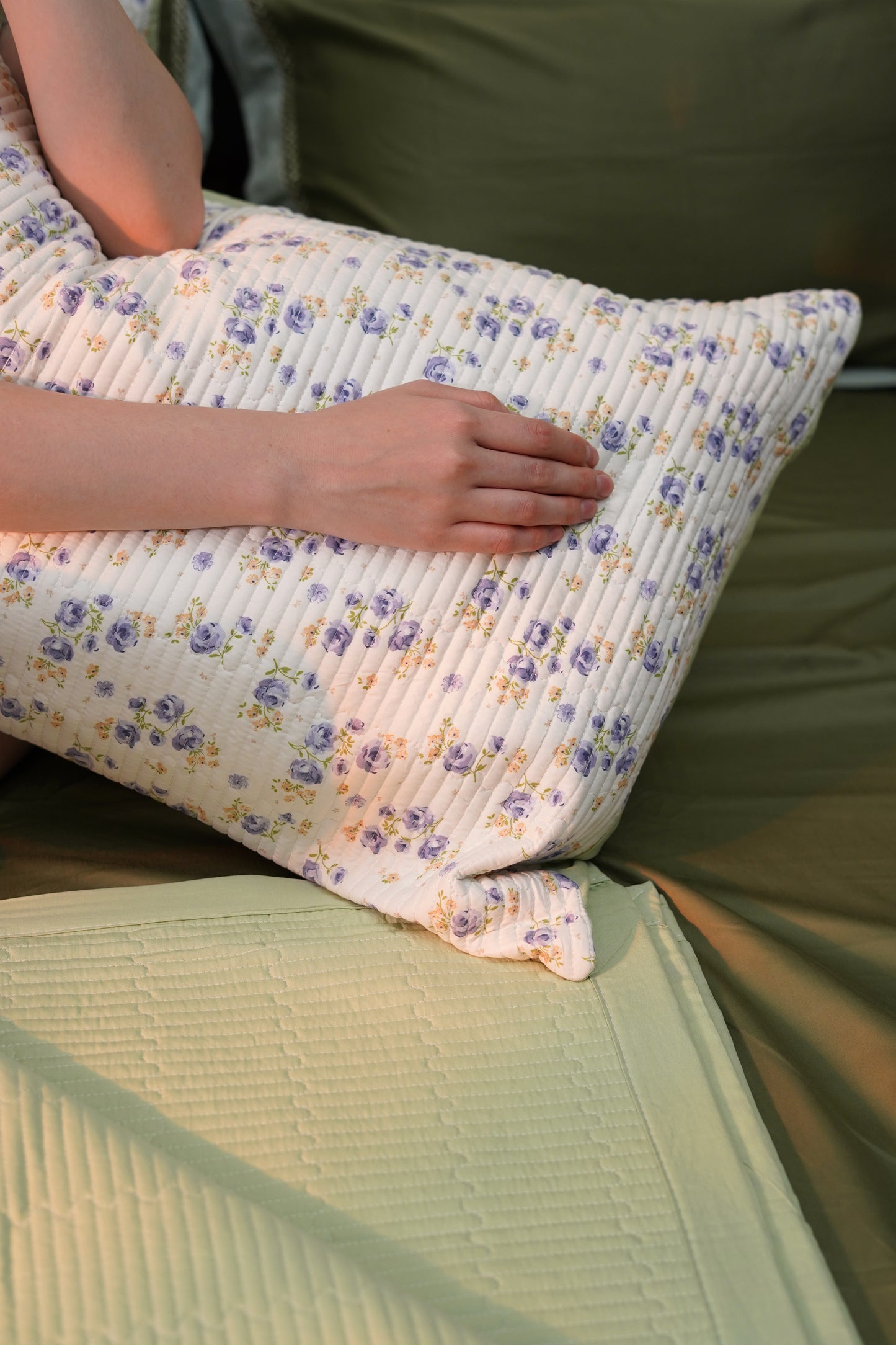 Misty Garden Reversible Bedcover
