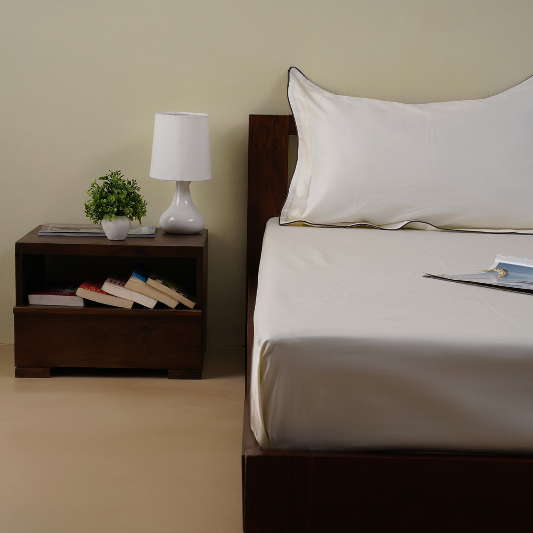 Origin Bedsheet In Vanilla Tint