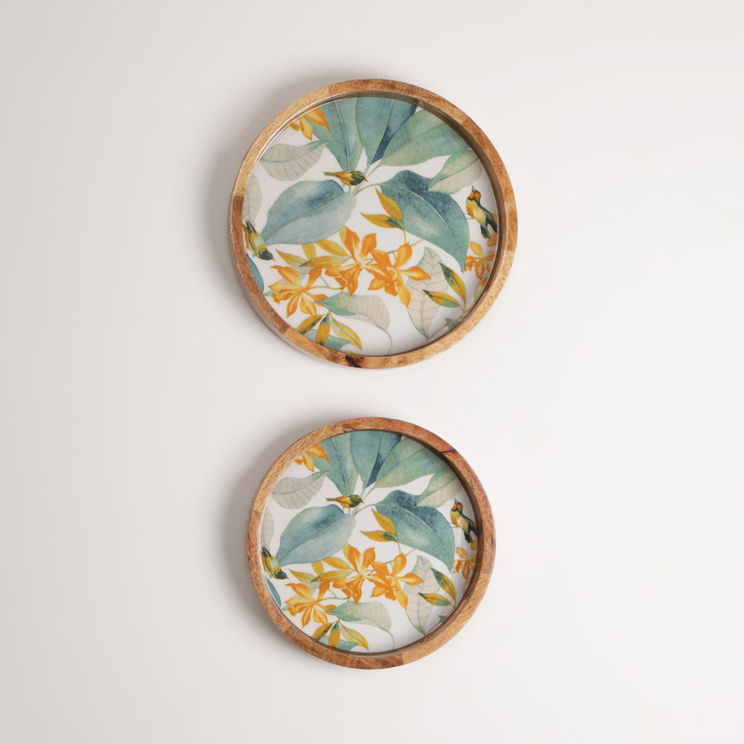 Qurikibuds Round Tray (Set of 2)
