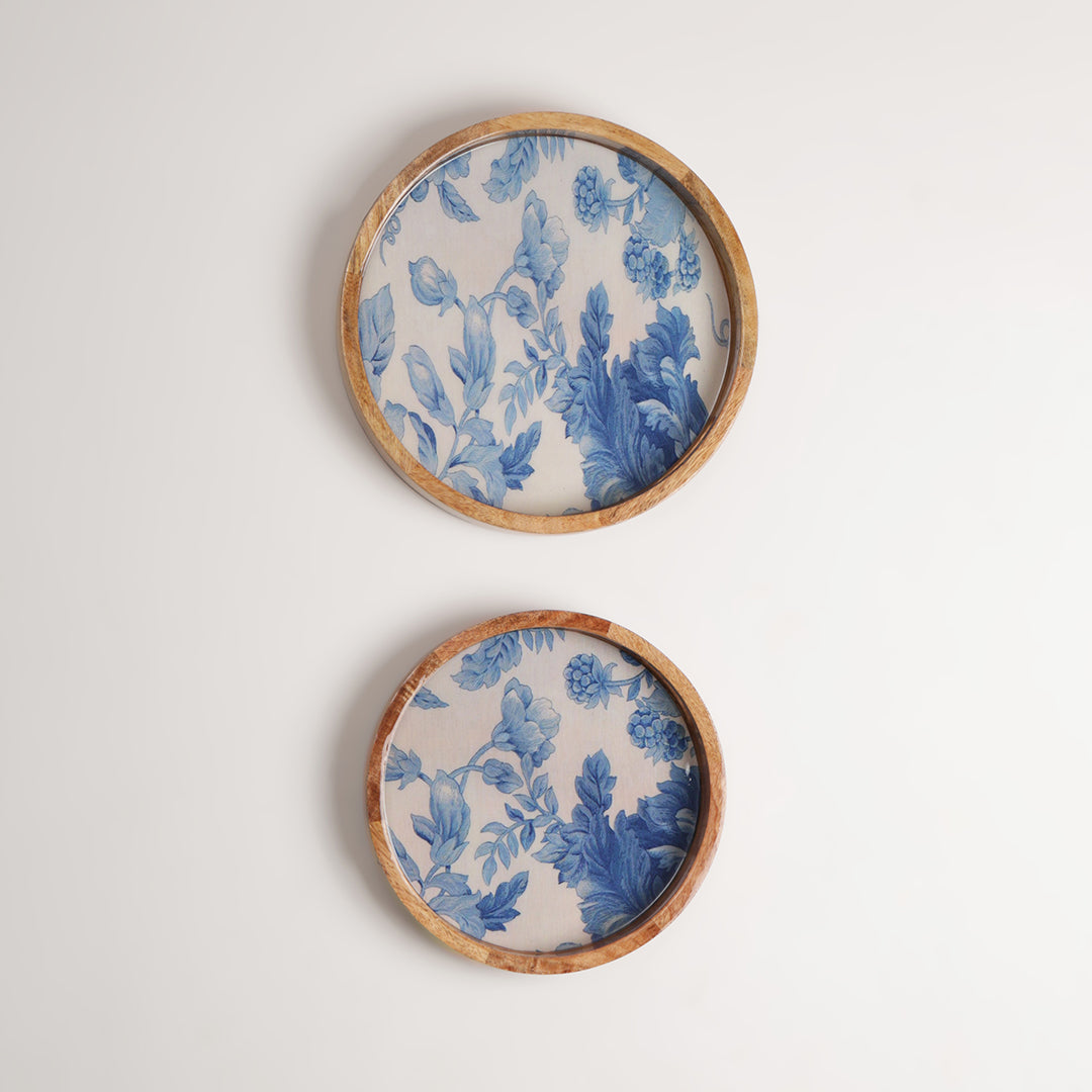 Bluora Round Tray (set of 2)