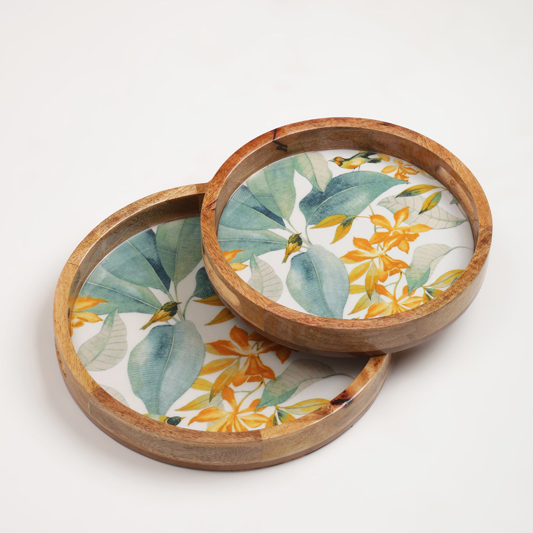 Qurikibuds Round Tray (Set of 2)