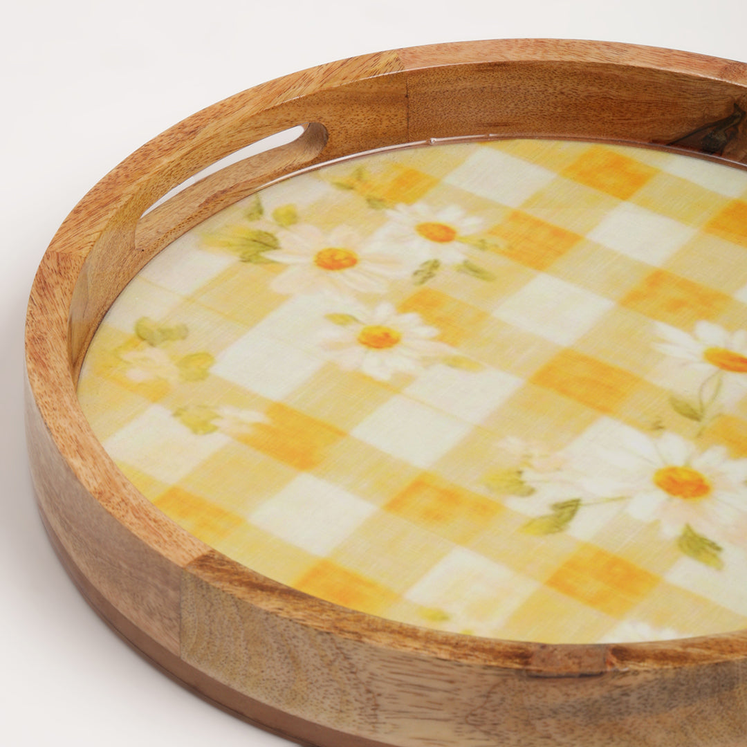 Butterbright Round Tray (Set of 2)