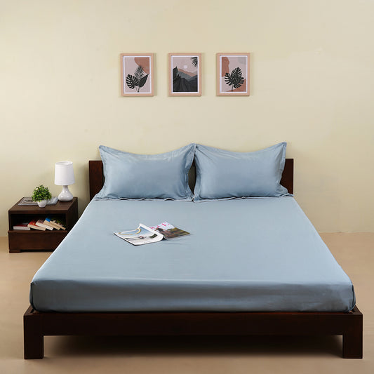 Origin Bedsheet In Aqua
