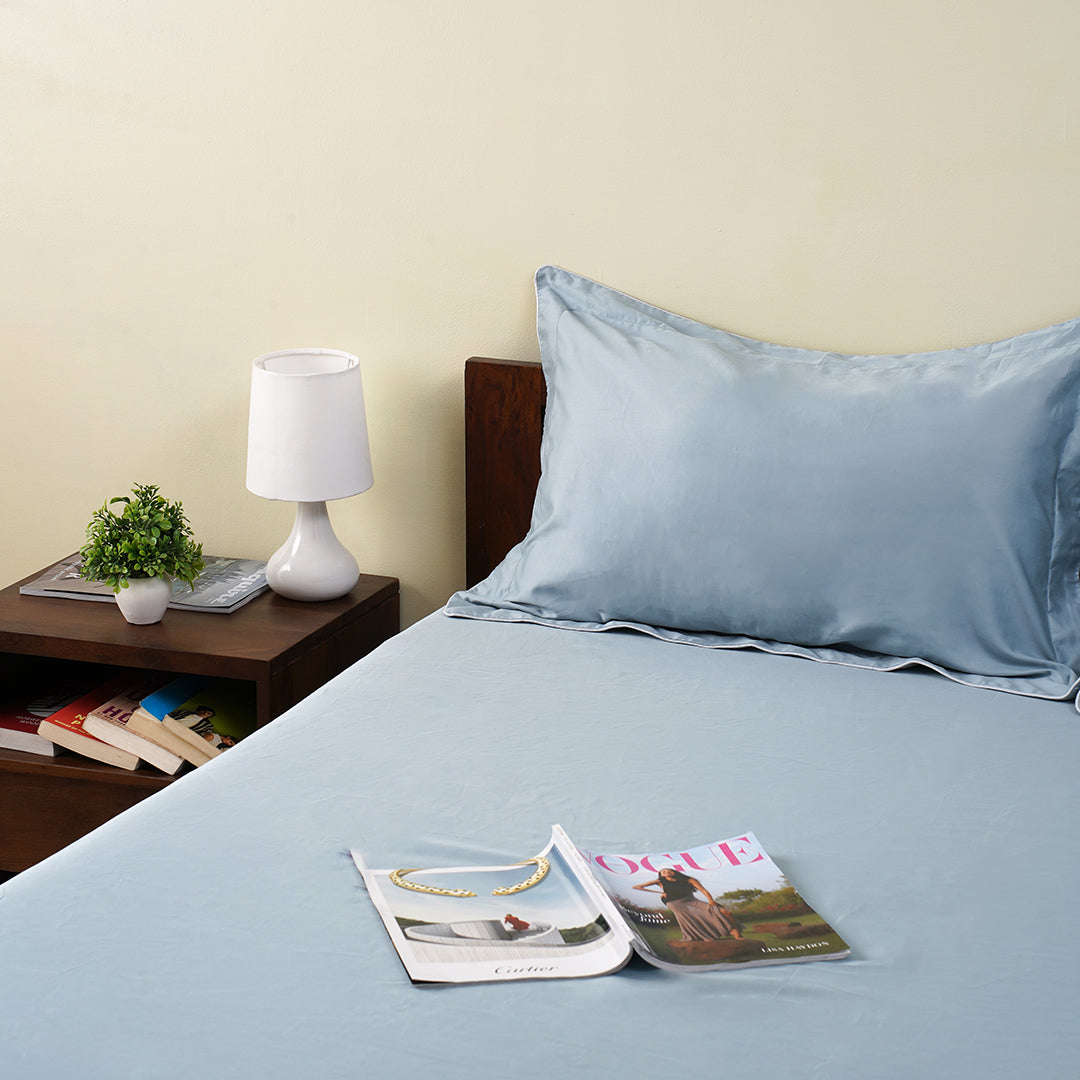Origin Bedsheet In Aqua