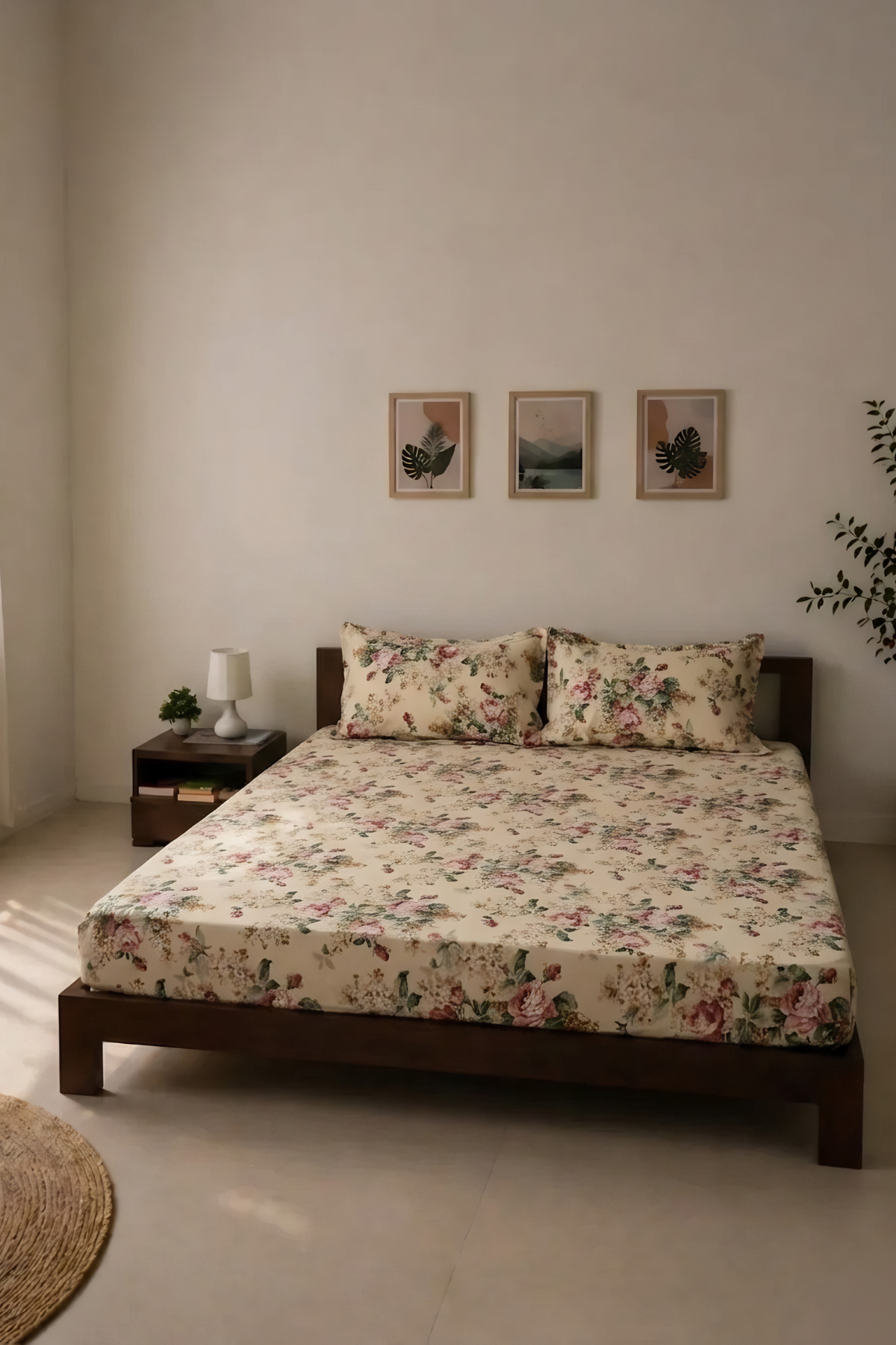 Ivory Floral Garden