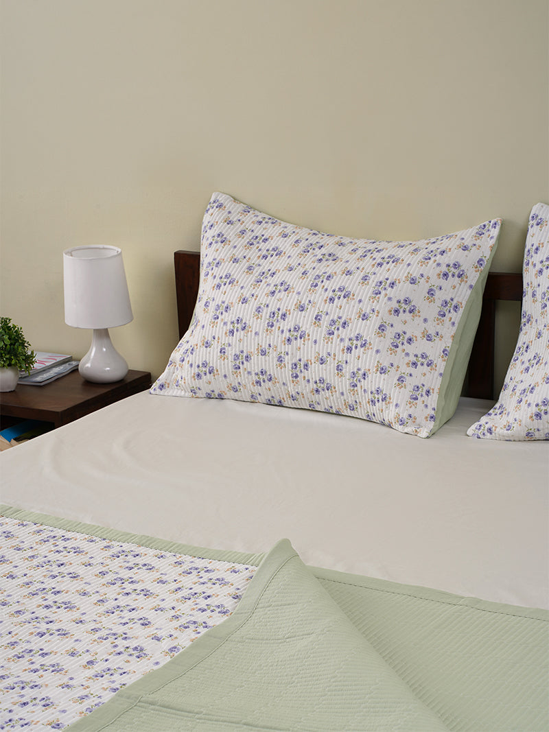Misty Garden Reversible Bedcover