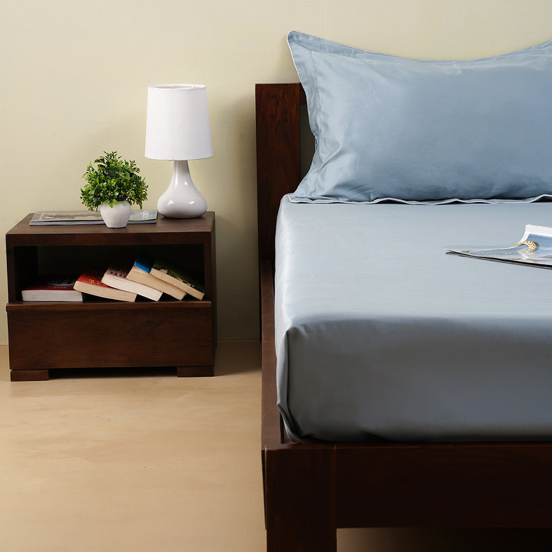 Origin Bedsheet In Aqua
