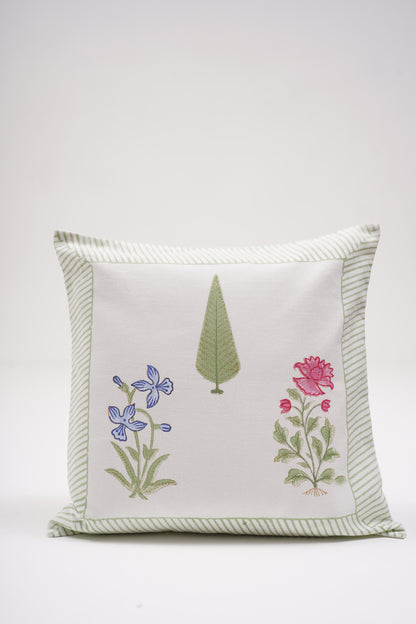 Flora Hand-Block Cushion Covers