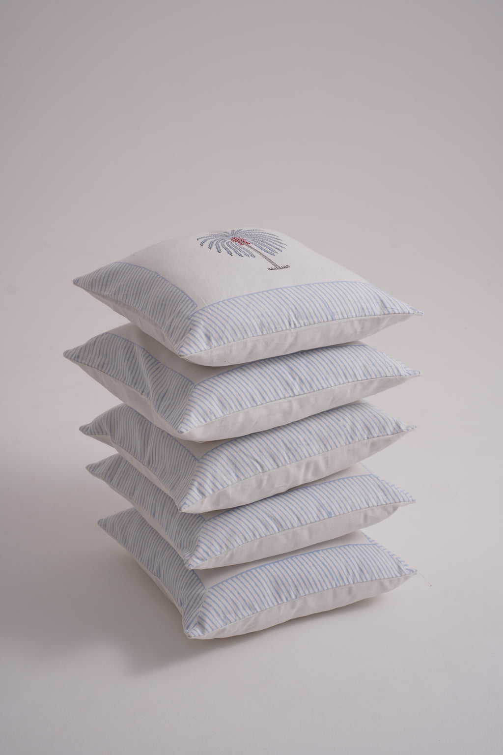 Indigo Bloom Cushion Covers