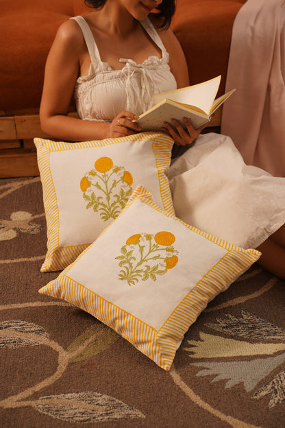 Ornate Bloom Cushion Covers