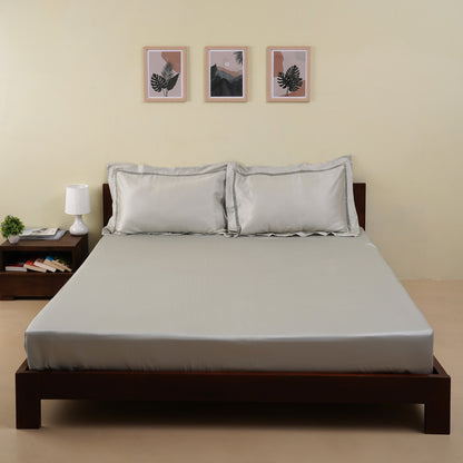 Waves Bedsheet In Pistachio