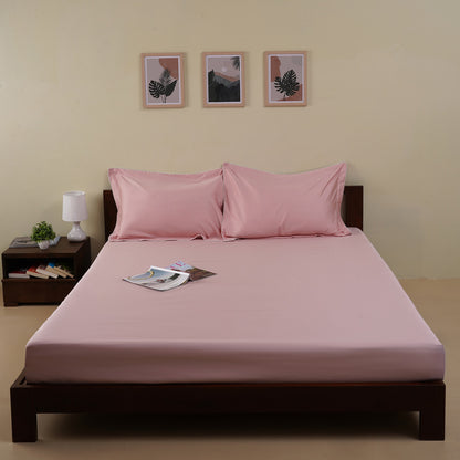 Origin Bedheet In Pastel Pink