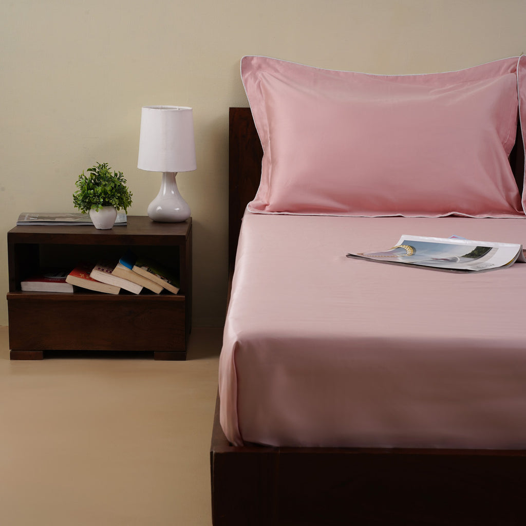Origin Bedsheet In Pastel Pink