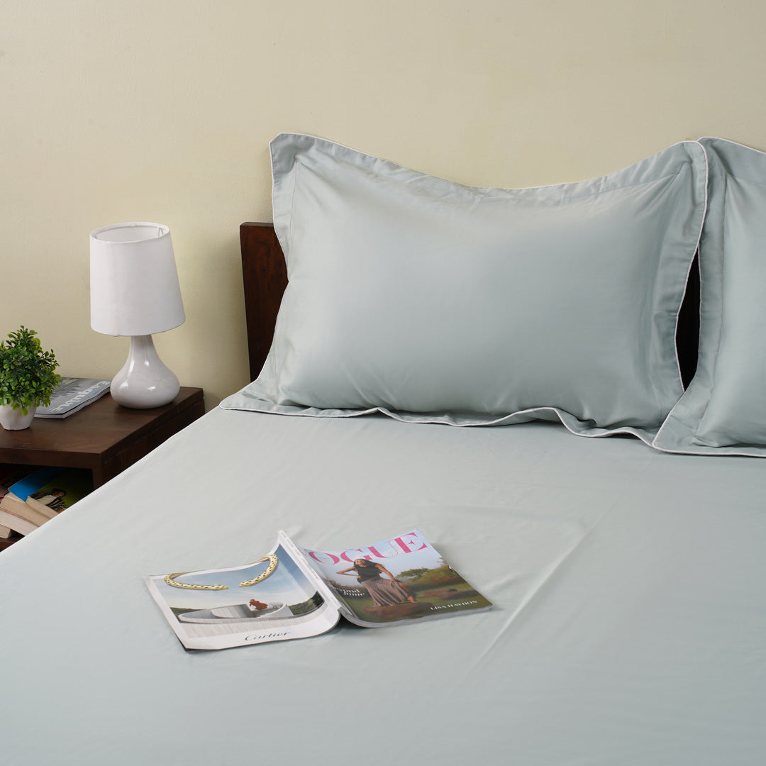 Origin Bedsheet in Misty Jade
