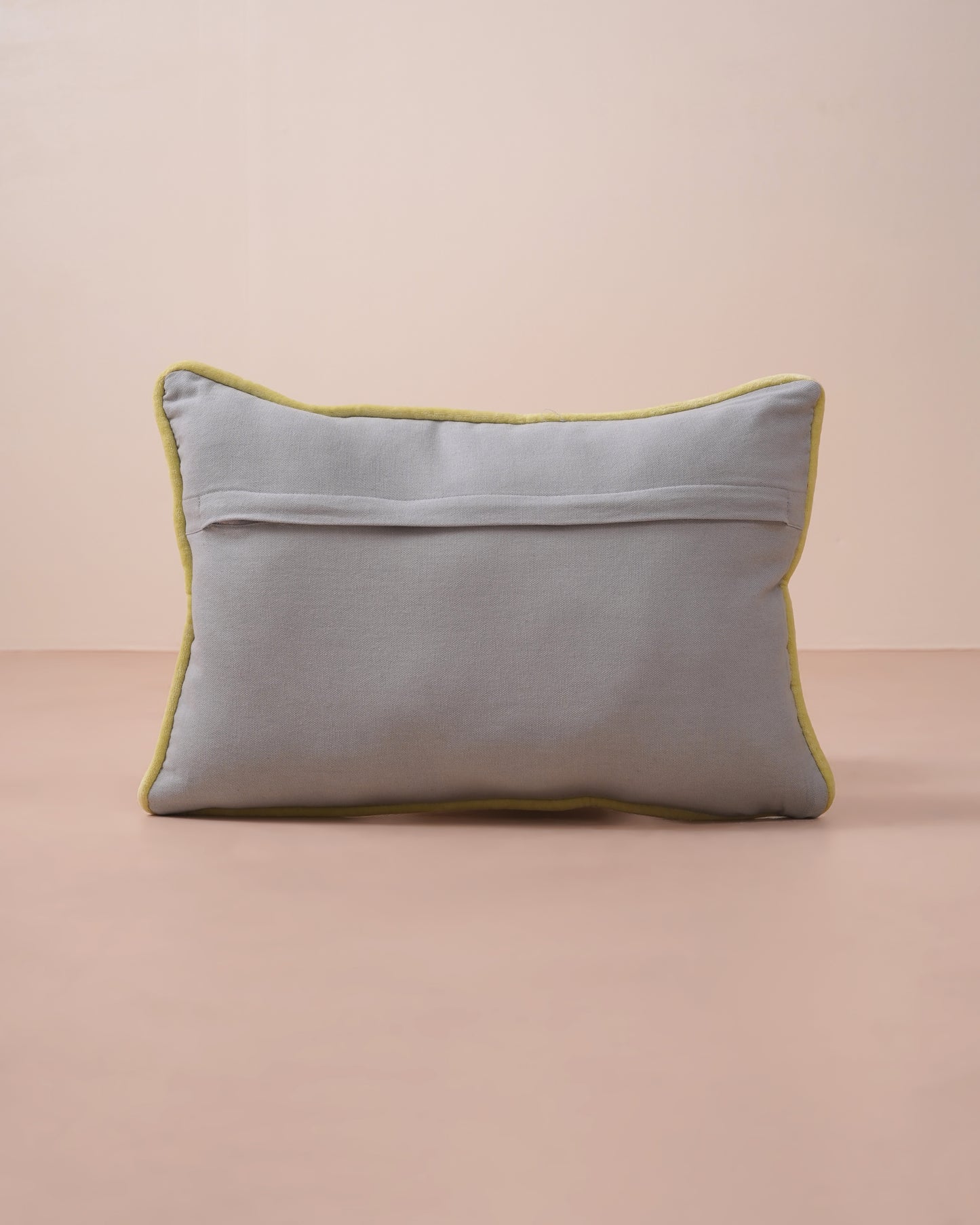 FloraLoom Embroidered Cotton Cushion Cover