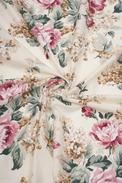 Ivory Floral Garden