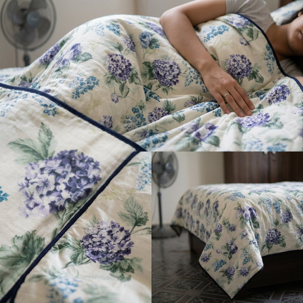 Blue Rose Garden Mul Dohar (Double)