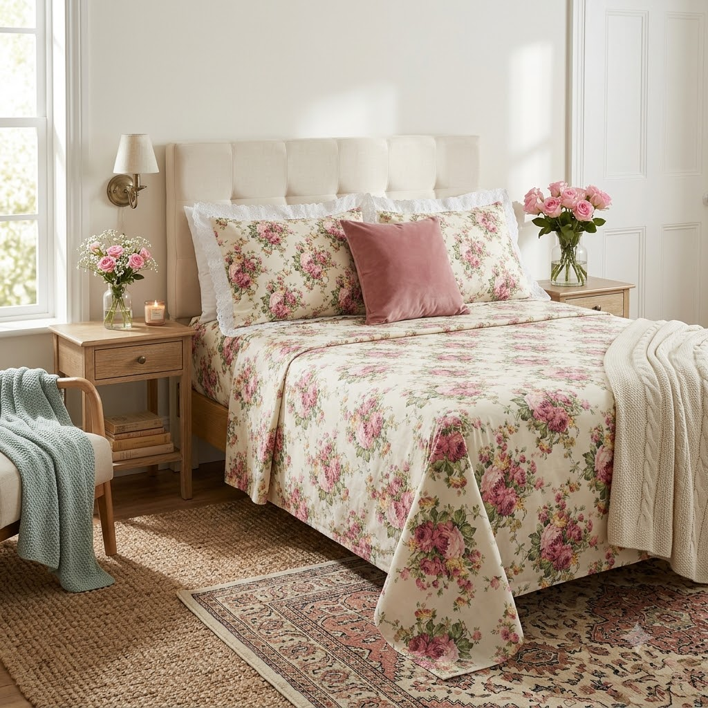 Rida Bedsheet - King size Bedsheet