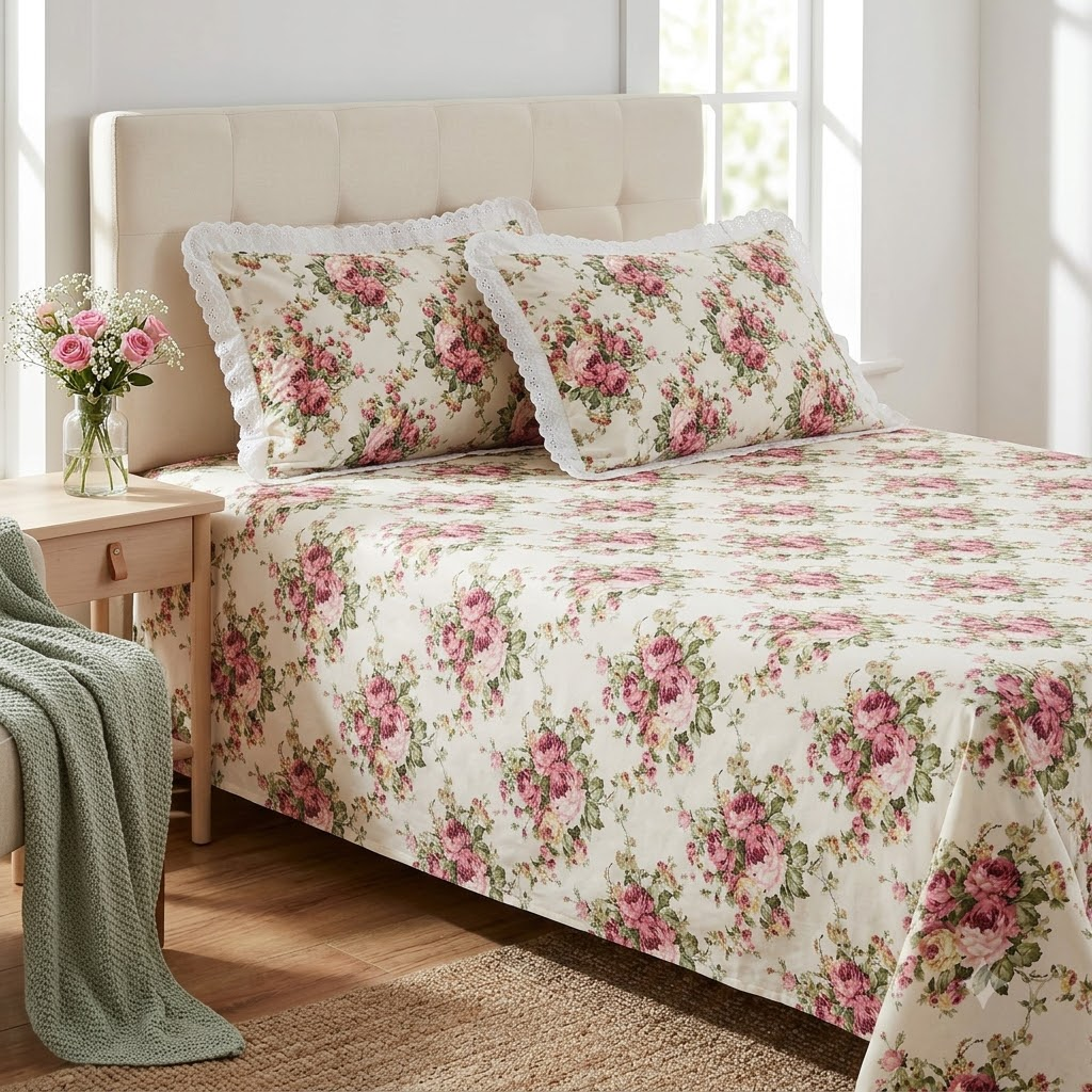 Rida Bedsheet - King size Bedsheet