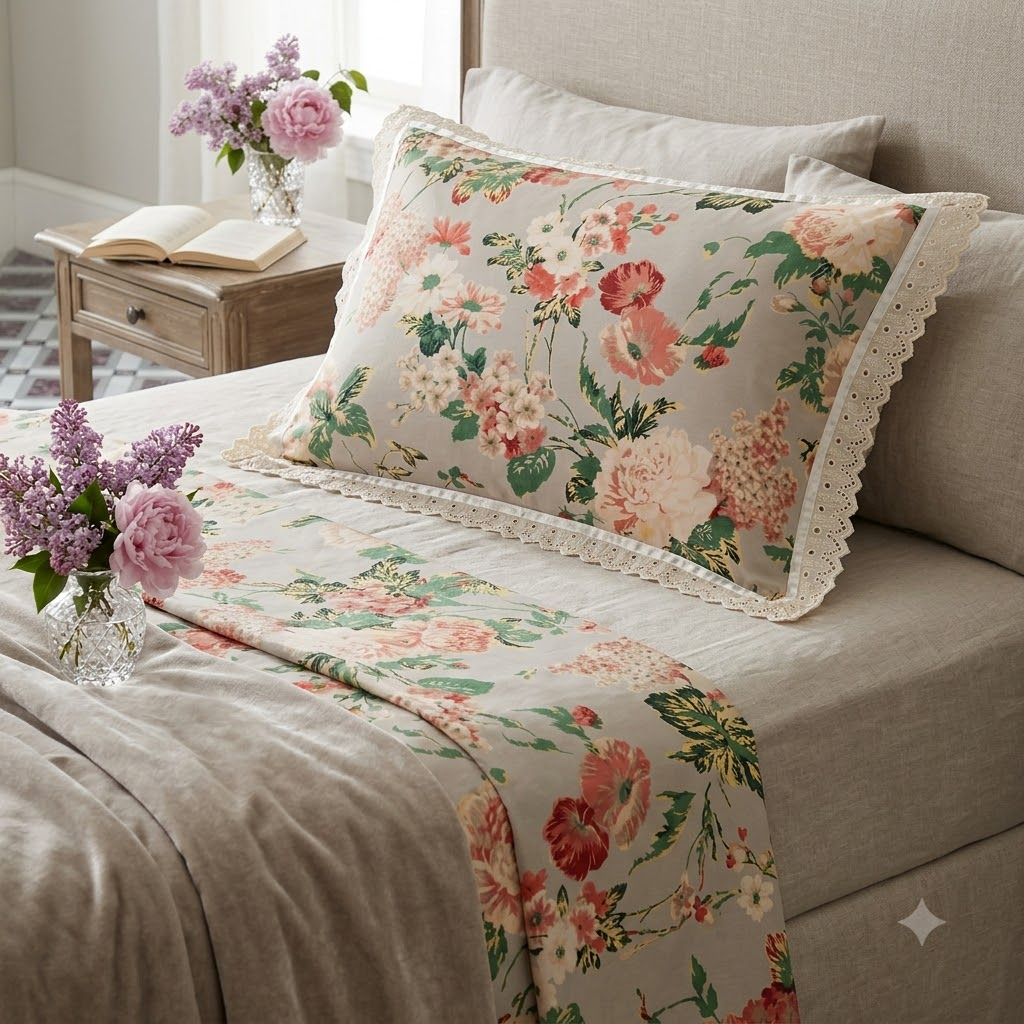 Kaya Bedsheet - King size Bedsheet