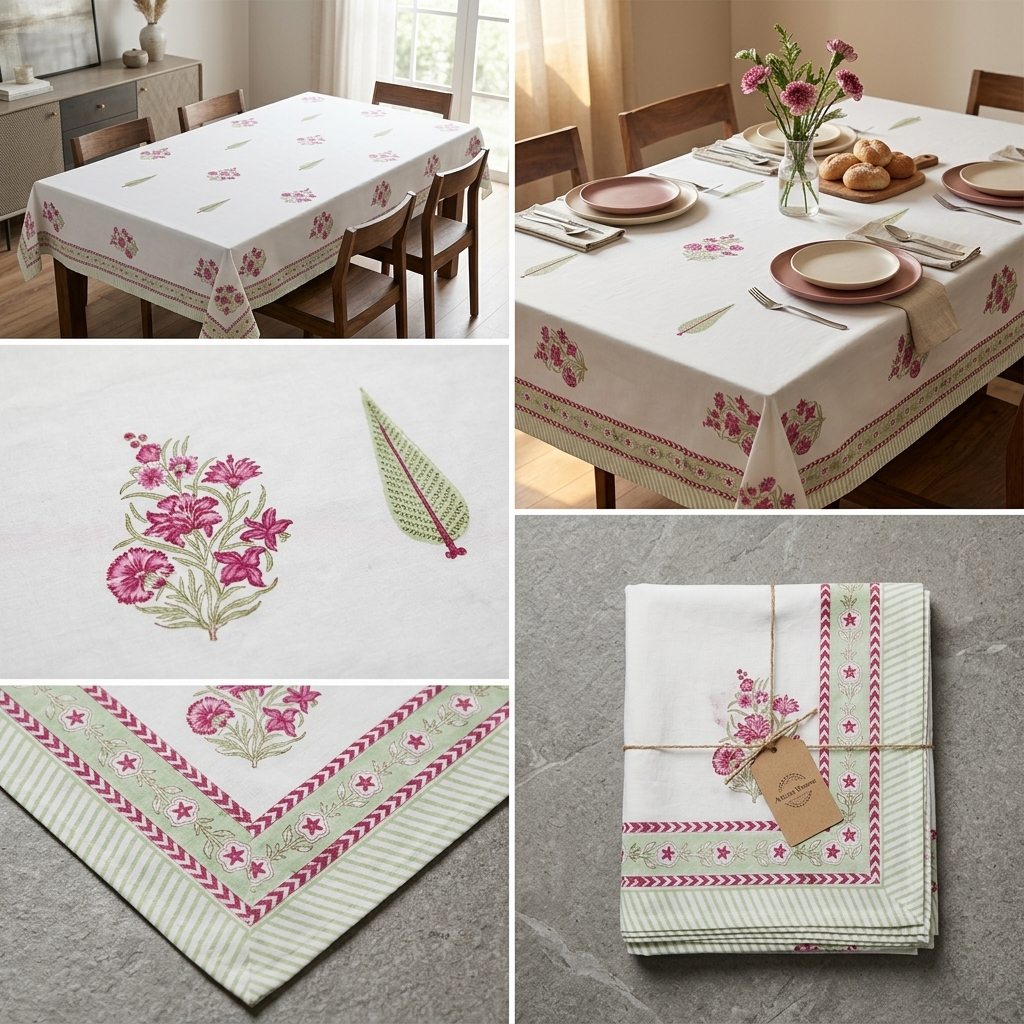 Rani Kunj Table Cover (6 Seater)