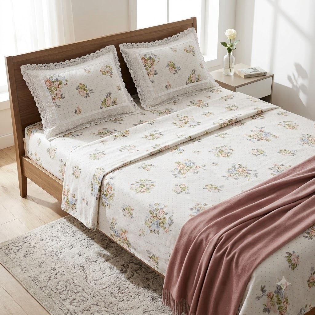 Primrose Bedsheet - King size Bedsheet