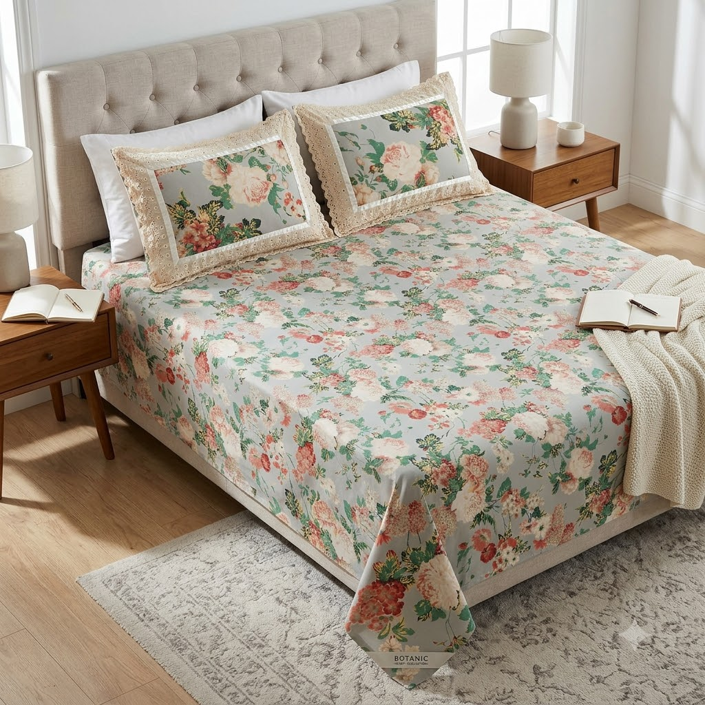 Kaya Bedsheet - King size Bedsheet