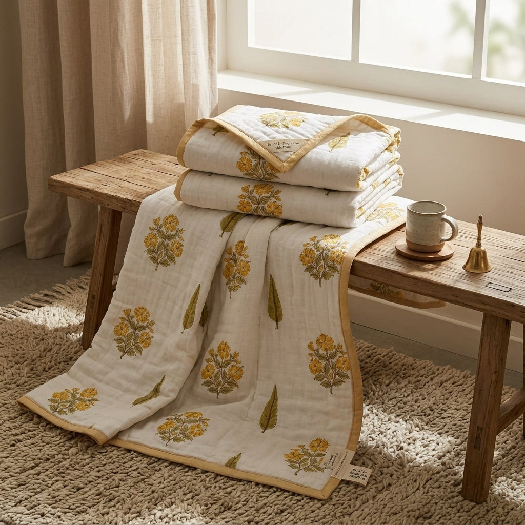 Amber Blossom Mul Dohar (Single) - 2 pcs