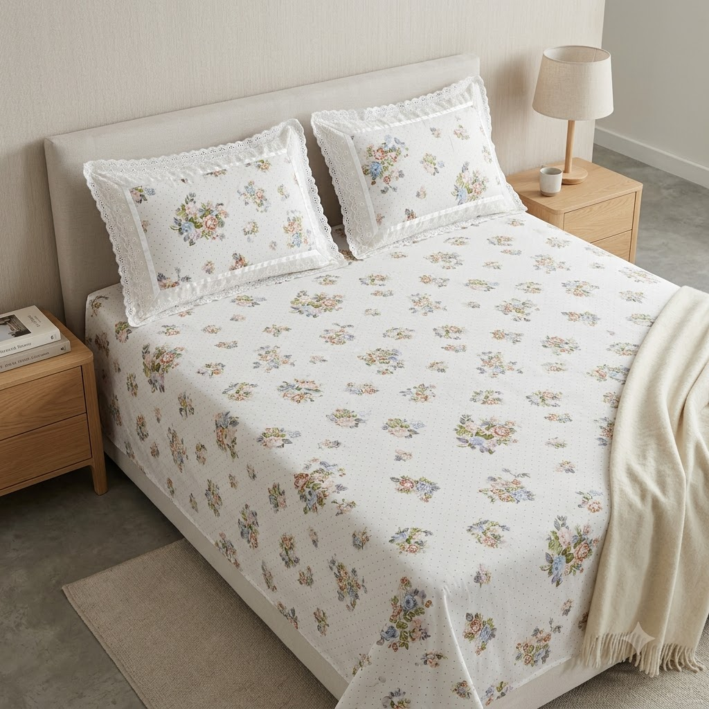 Primrose Bedsheet - King size Bedsheet