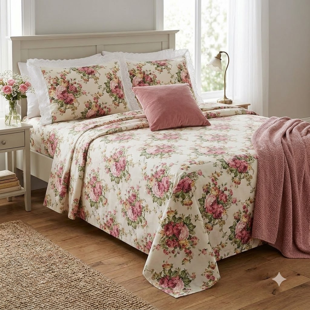 Rida Bedsheet - King size Bedsheet