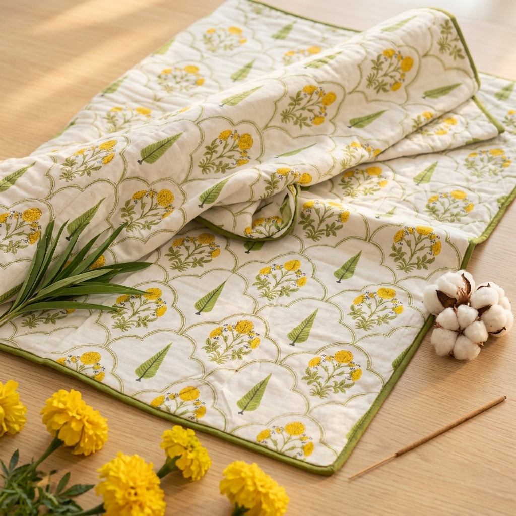 Marigold Garden Mul Dohar (Double)