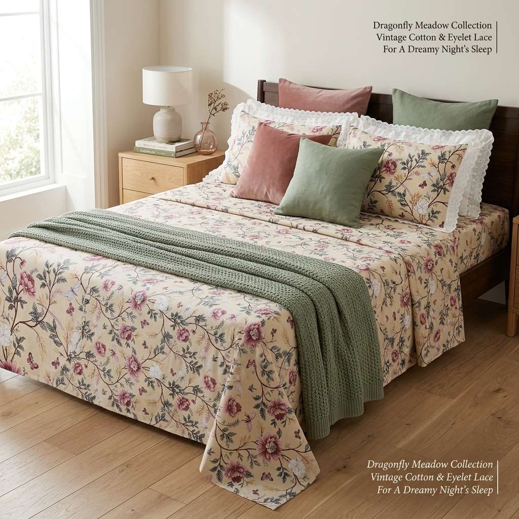 Rosewood Reverie Bedsheet - King Size