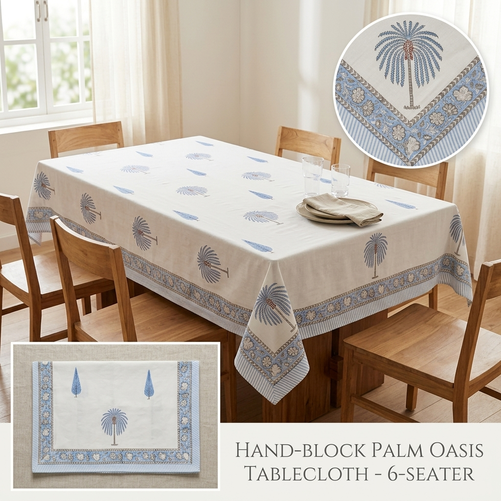 Neel Tal Table Cover (6 Seater)