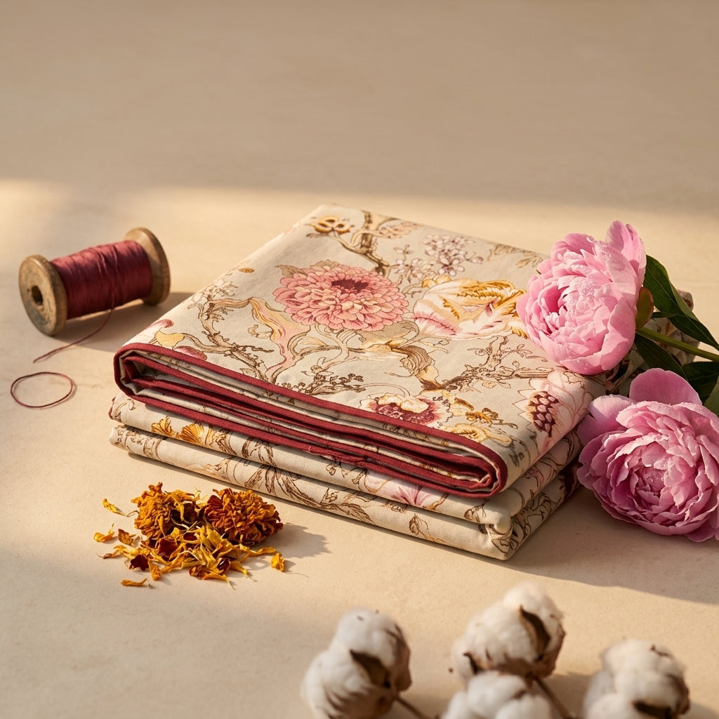 Vintage Garden Mul Dohar (Single)- 2Pcs
