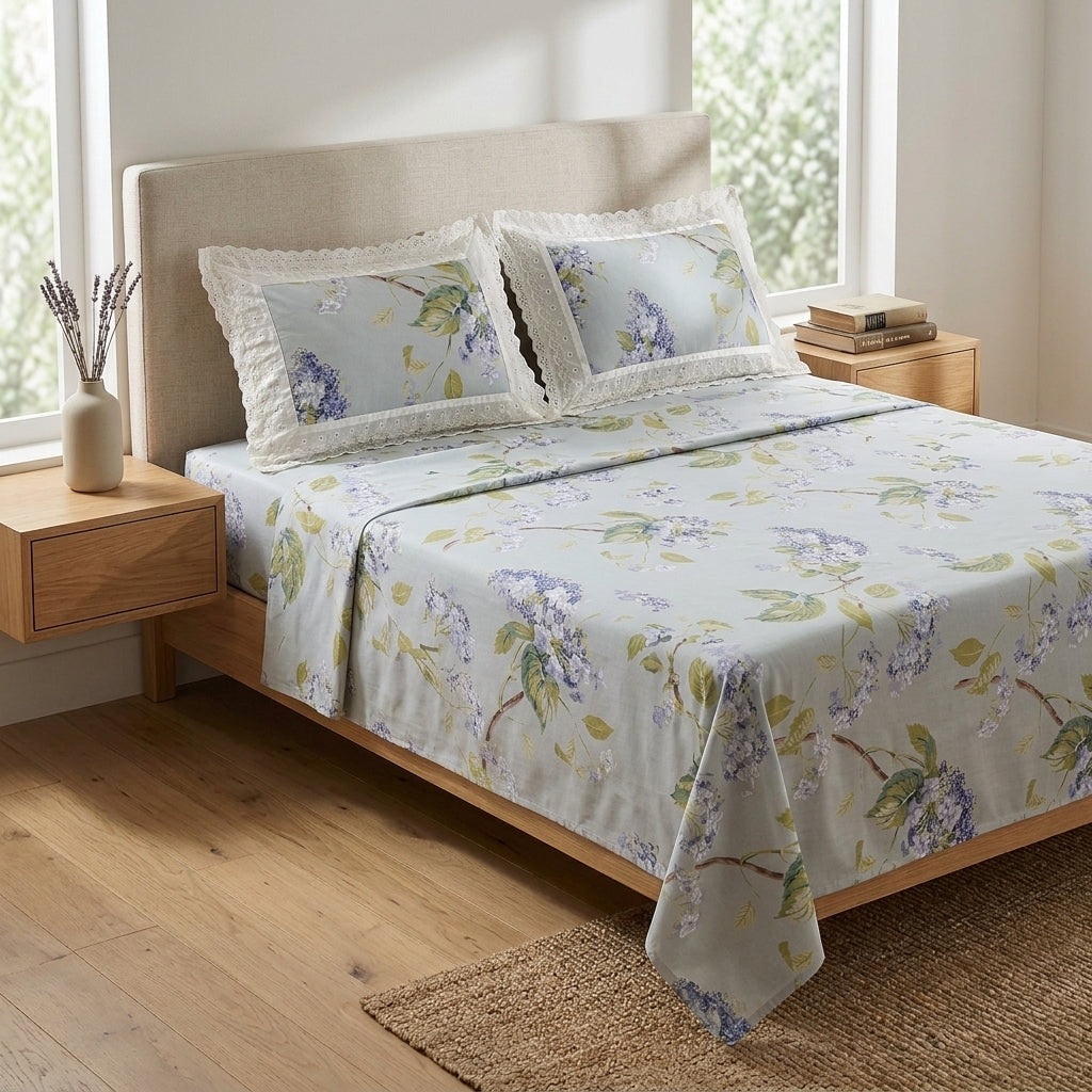 Blossom & Branch Cotton Bedsheet