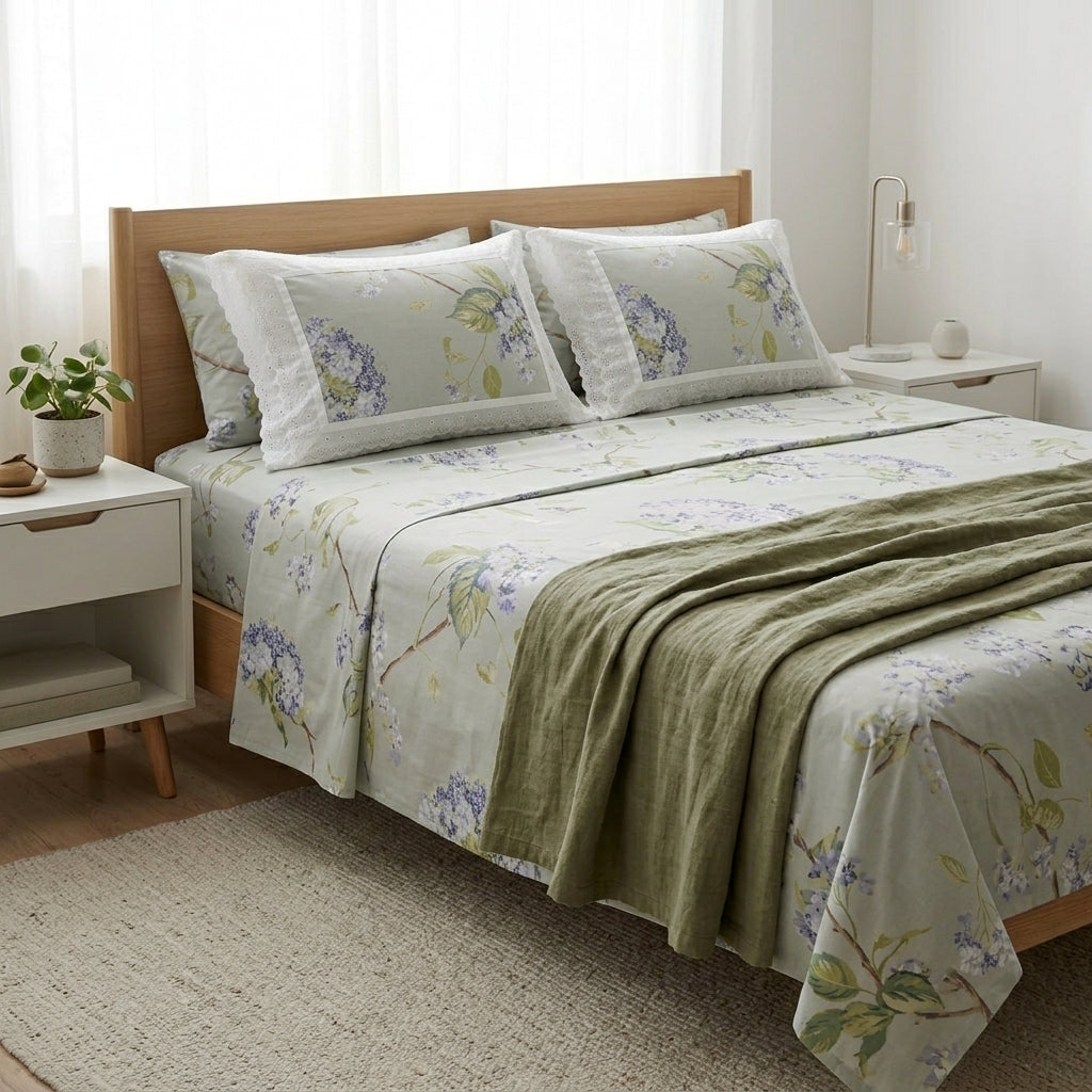 Blossom & Branch Cotton Bedsheet