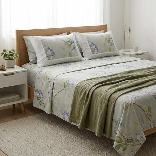 Blossom & Branch Cotton Bedsheet