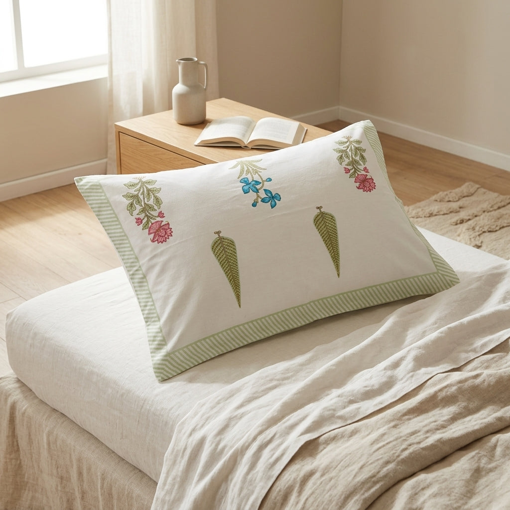 Pink Dahlia King Size Bedsheet