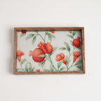 Pomegranate Charm Rectangle Tray