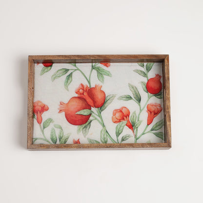 Pomegranate Charm Rectangle Tray