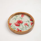 Pomegranate Charm Round Tray (set of 2)