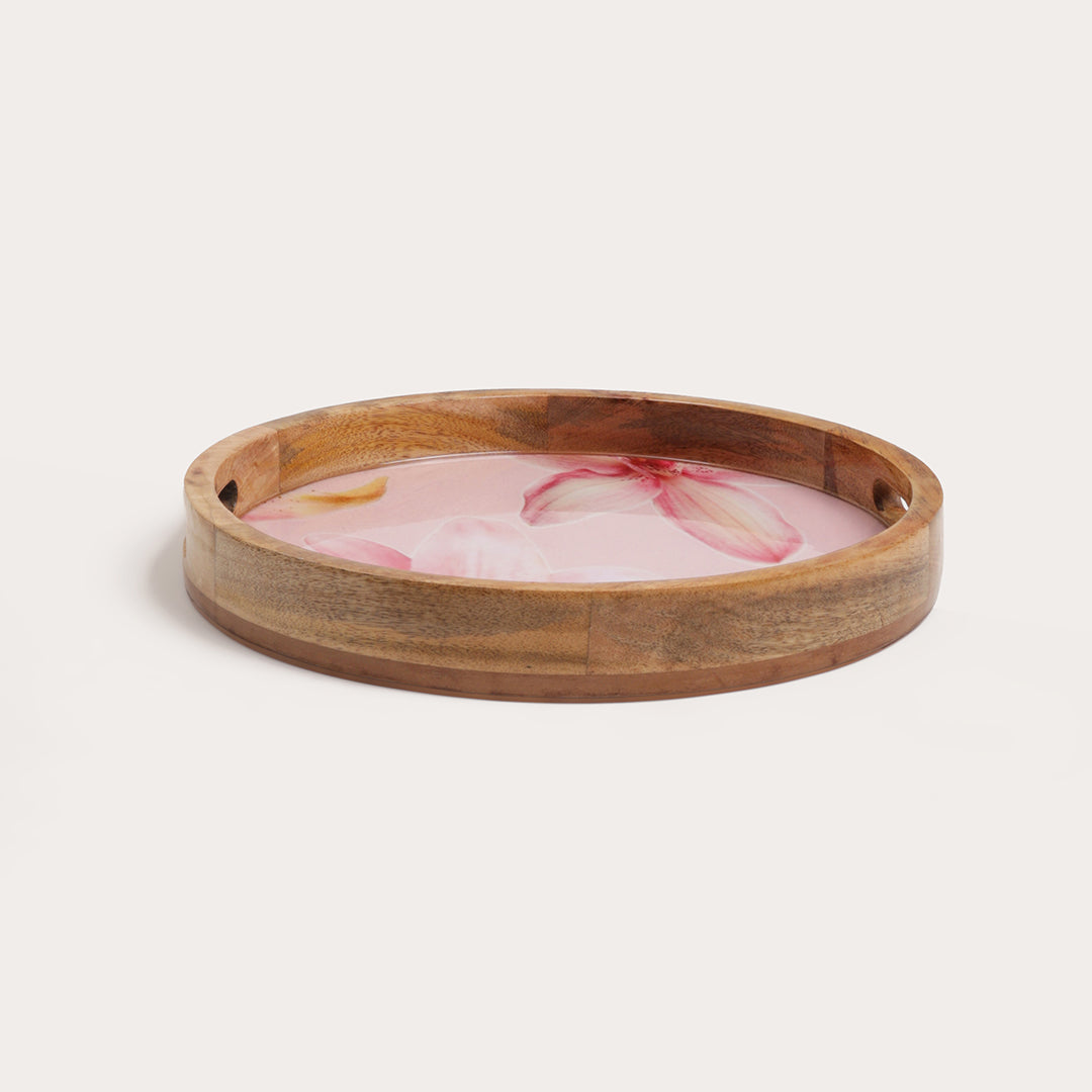 Pinkanova Round tray ( set of 2)